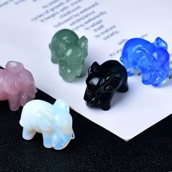 New! Natural Carved Rose Quartz Healing & Love Stone - Picture 3 of 3